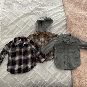 12-18 Month Baby Gap flannel bundle